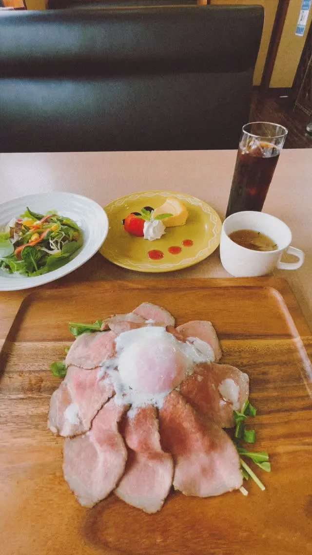 上州牛ローストビーフ丼セット✨